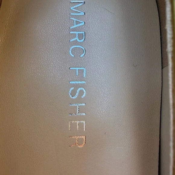 Marc Fisher Silver Glitter Pumps Pointed Toe Stiletto Wedding Party Heals 7.5 - Picture 12 of 14